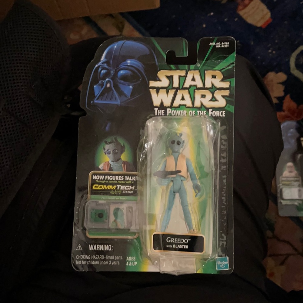COLLECTORS STARWARS THE POWER IF THE FORCE GREEDO